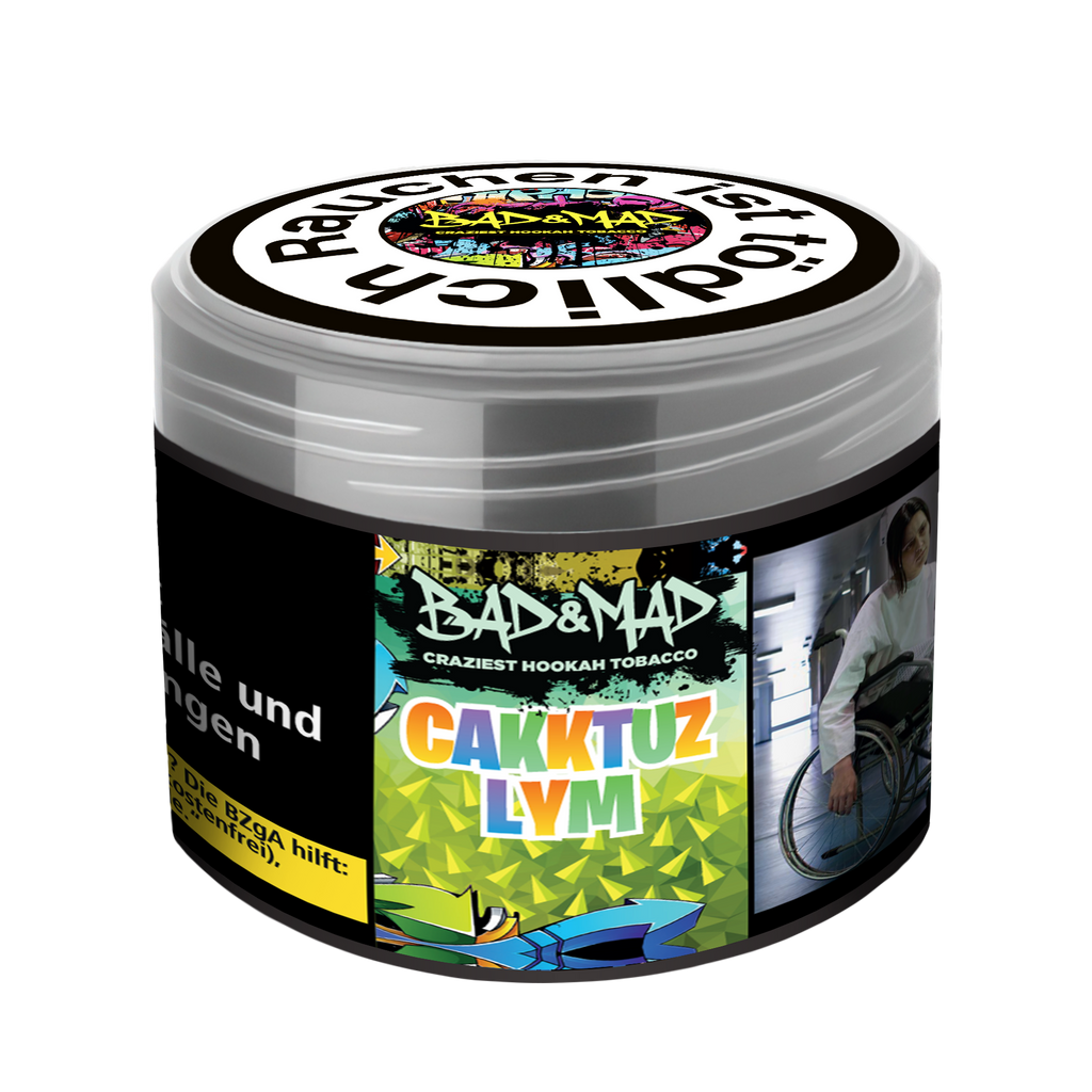 Bad & Mad Shisha Tabak Mad Mouse Cakktuz Lym 200g