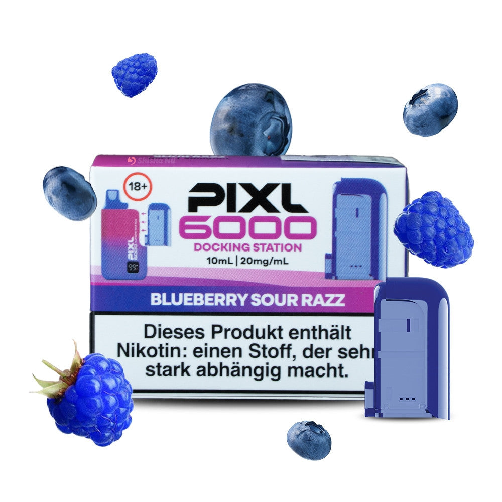Pixl 6000 Pod Blueberry sour razz