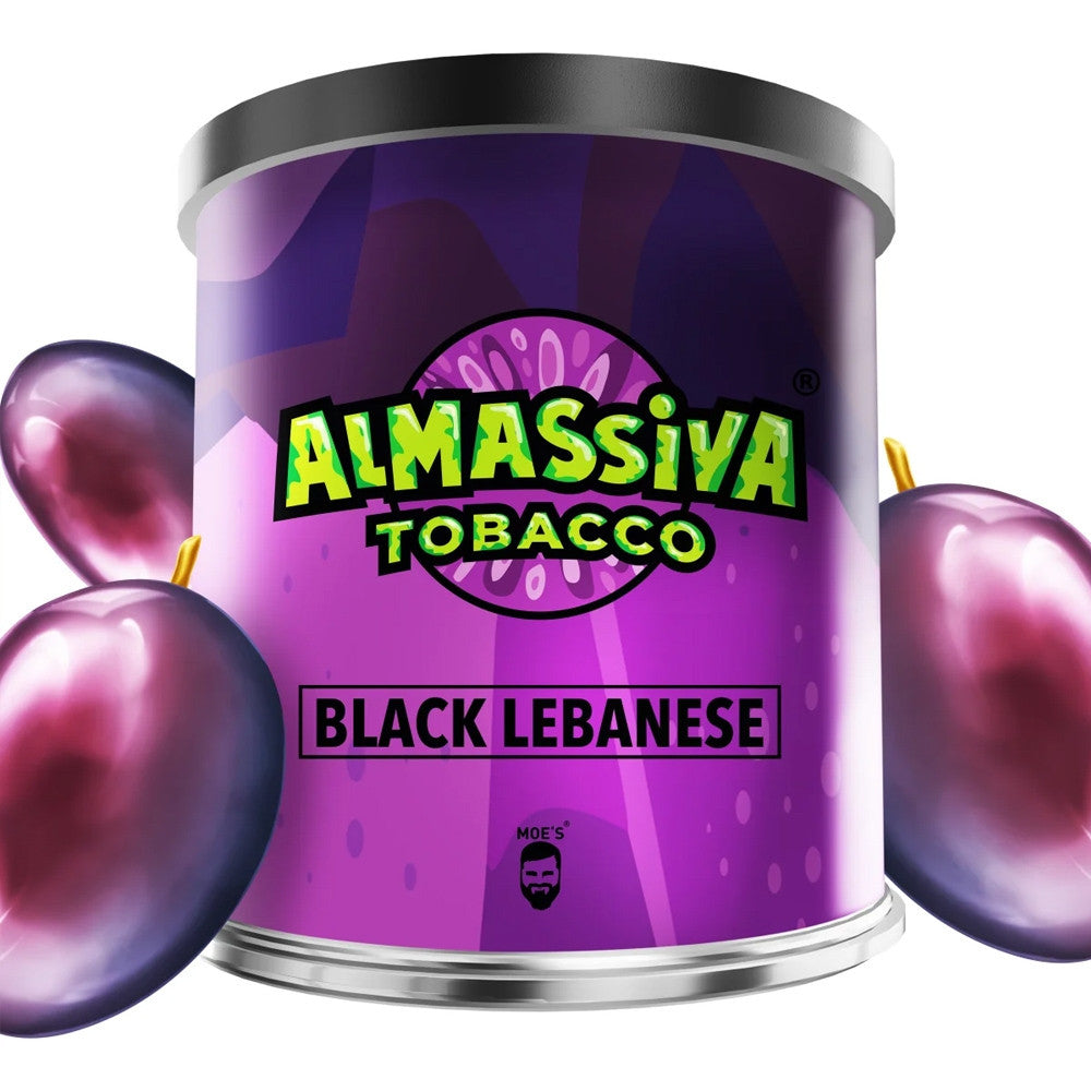 Al Massiva Shisha Tabak 200g Black Lebanese