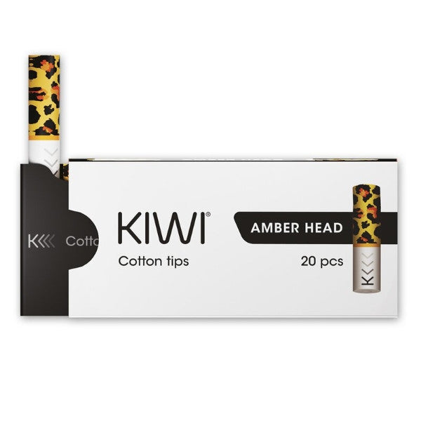 Kiwi Cotton Tips Baumwollfilter Amber Head