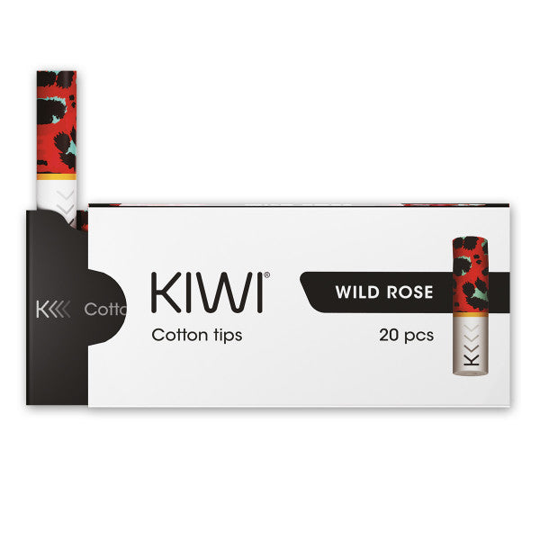 Kiwi Cotton Tips Baumwollfilter Wild Rose