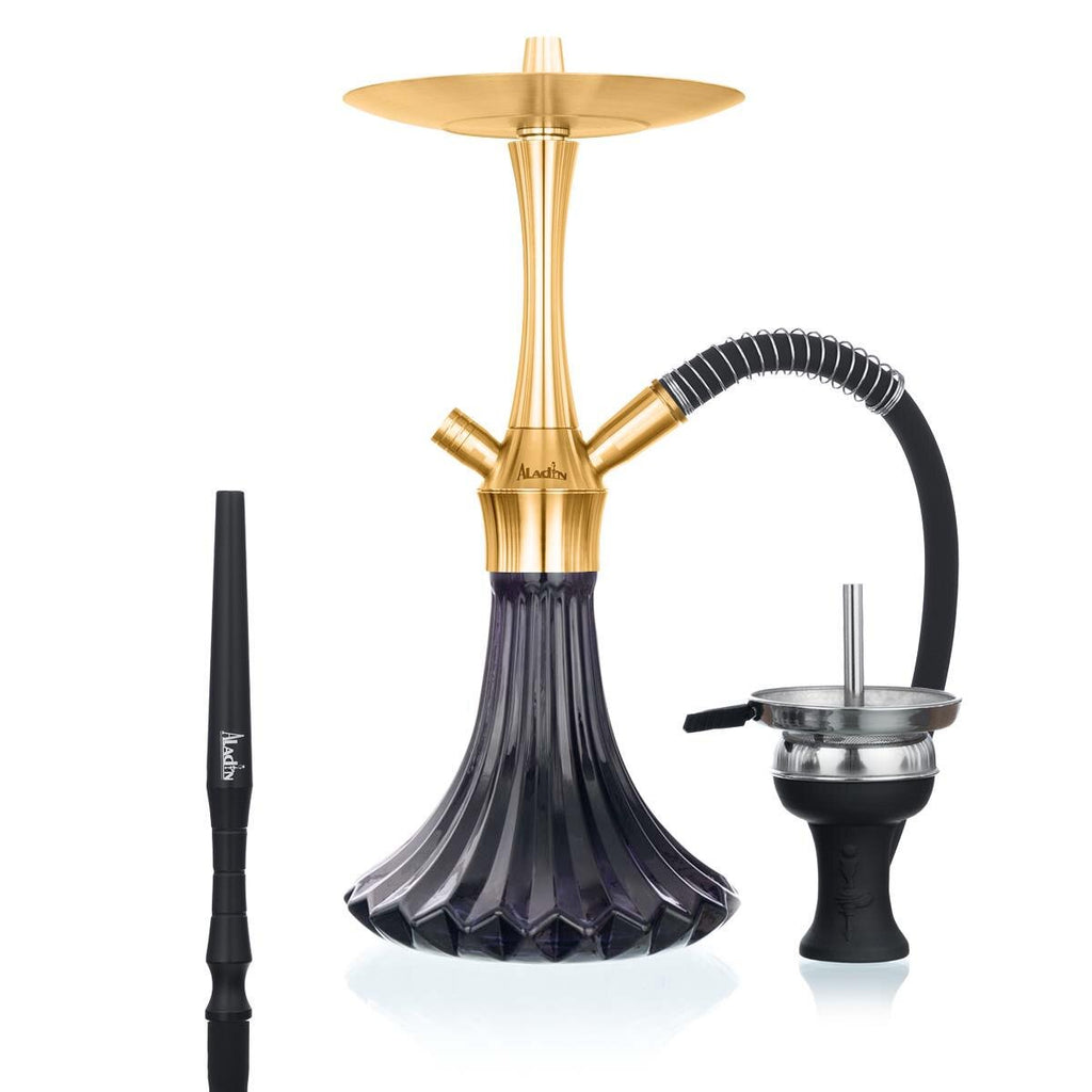 Aladin Shisha MVP a36 Gold black Komplettset