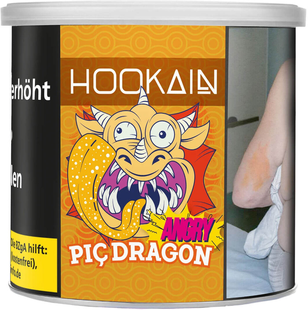 Hookain Shisha Tabak Angry Pic Dragon Drachenzungen 200g