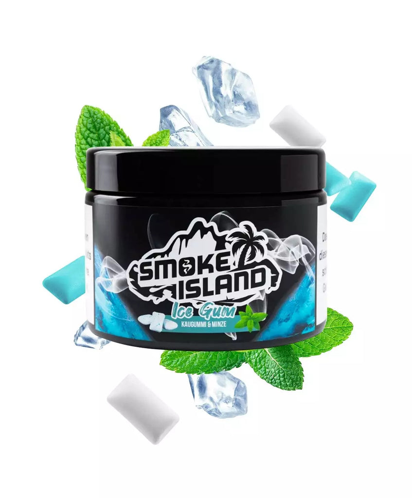 Smoke Island Nikotinfrei 200g Shisha Tabak Ice Gum