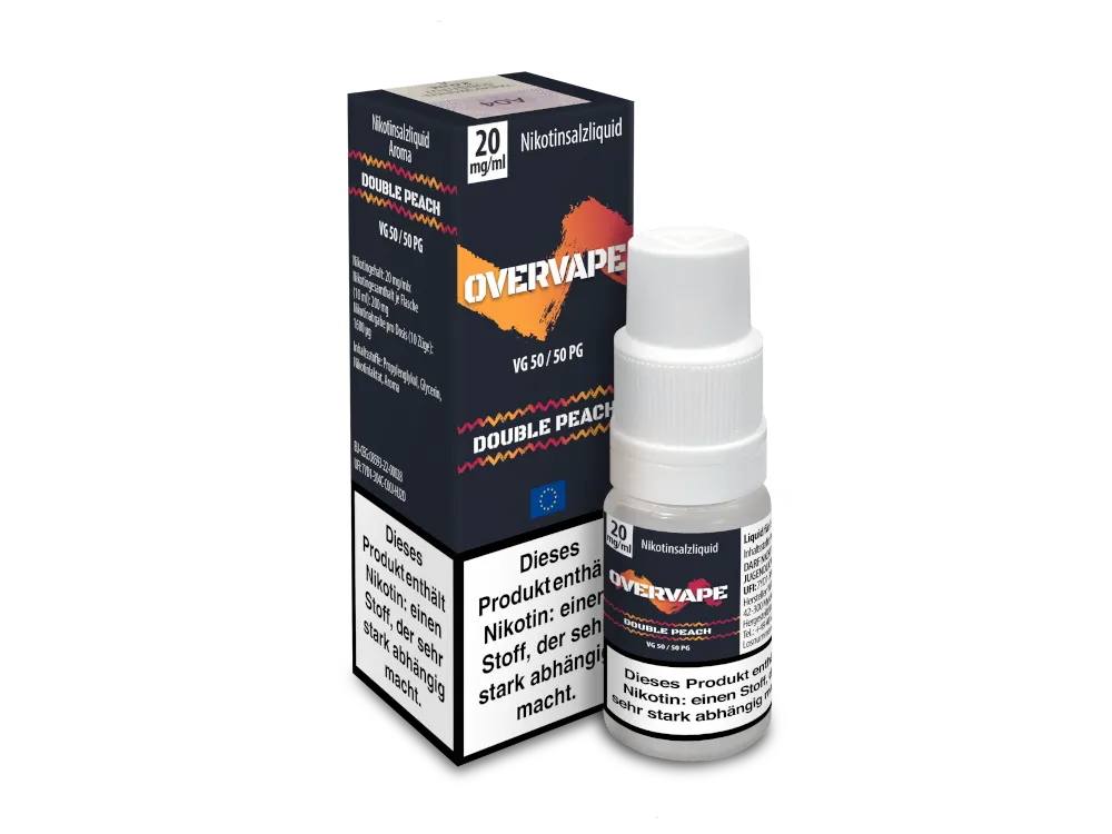 Overvape Nicsalt 20mg Double Peach