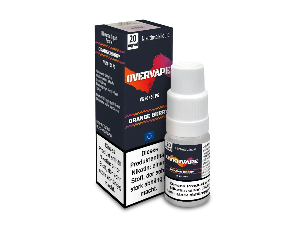 Overvape Nicsalt 20mg Orange Berry