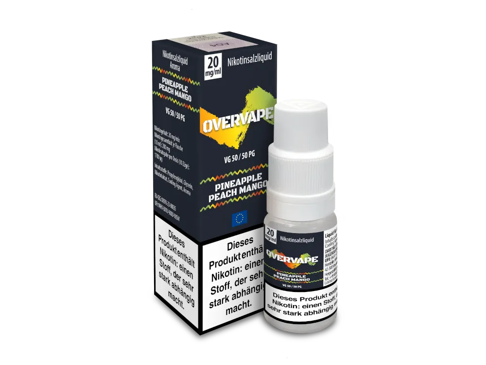 Overvape Nicsalt 20mg Pineapple Peach Mango