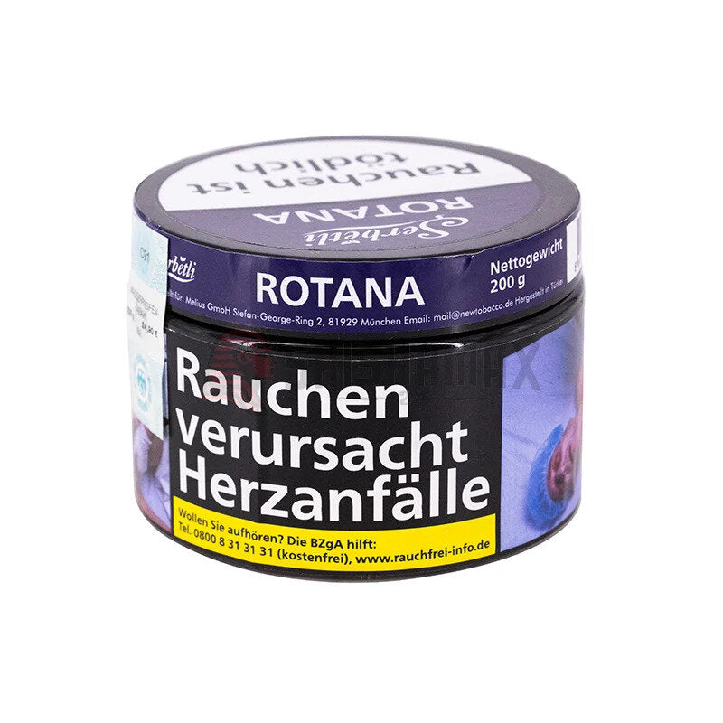 Serbetli Shisha Tabak 200g Rotana