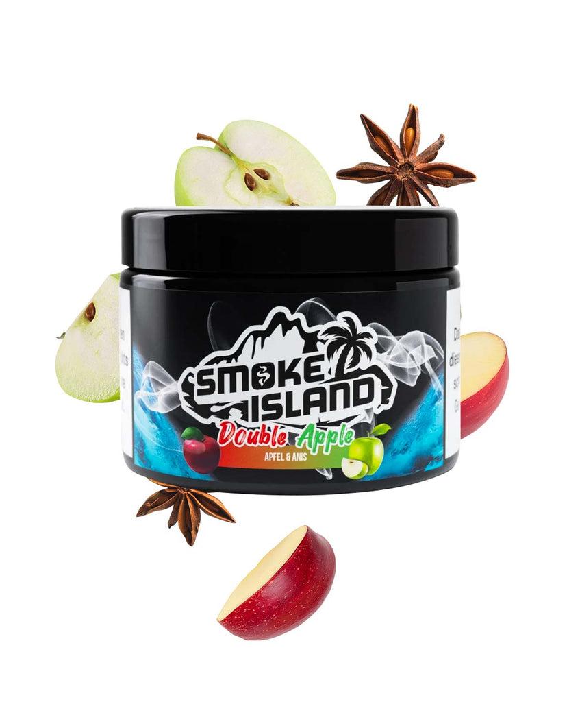 Smoke Island Nikotinfrei Shisha Tabak 200g Double Apple