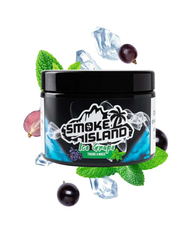 Smoke Island Shisha Tabak nikotinfrei 200g ic Blueberry