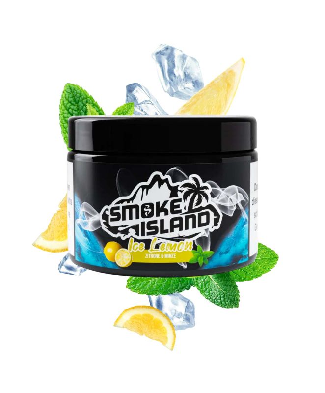 Smoke Island Shisha tabak nikotinfrei 200g ice lemon