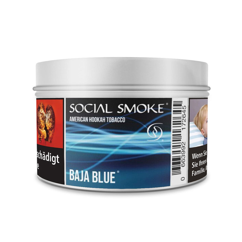 Social Smoke Shisha Tabak 200g Baja Blue
