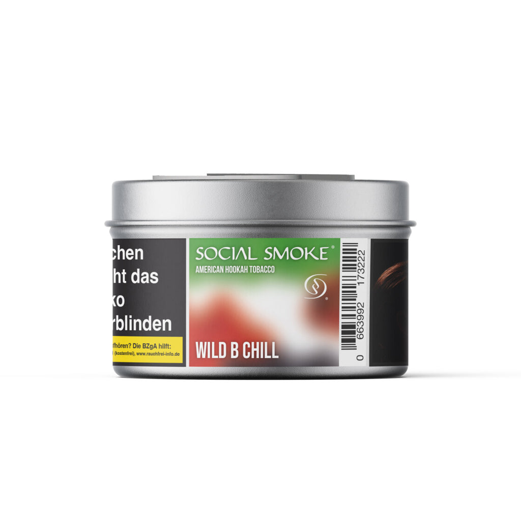 Social Smok Shisha Tabak 200g Wild B Berry Chill